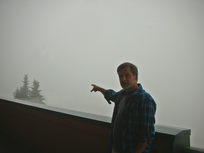 Can you see Hurricane Ridge? No, really, it's out there, trust me